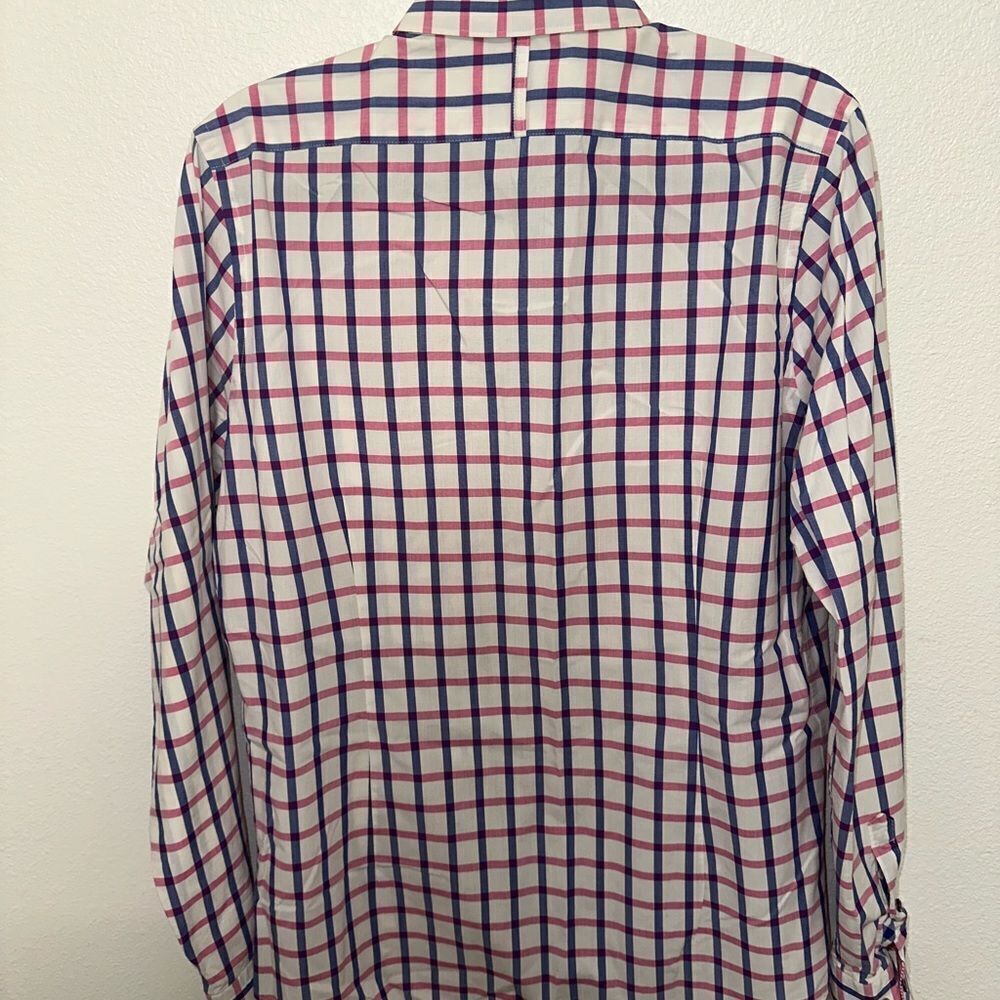 Express Men’s Pink & Blue Dress Shirt - Picture 7 of 8